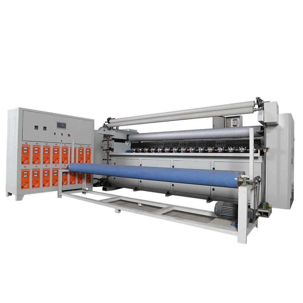 India Markt Hete Verkoop Pneumatische Borduurwerk Quiltmachine Met Cross Hoorn Structuur