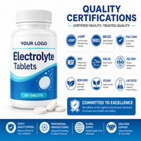 Tablet Elektrolit untuk Dukungan Hidrasi Cepat Tablet Energi Harian dengan Kualitas Premium Tablet Kesehatan Vital Murni