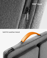 Sac pour ordinateur portable en polyester léger classique avec logo personnalisé, mallette de transport pour ordinateur, poche organisatrice pour les voyages d'affaires