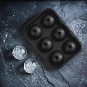 2025 nouveau cristal bac à glace boule fabricant moules whisky Cocktail <span class=keywords><strong>Bourbon</strong></span> qualité alimentaire sans BPA Premium Silicone bac à glaçons personnalisé - Product Image 4