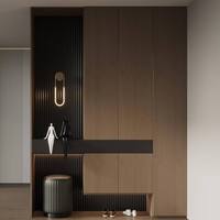Meuble à chaussures élégant et moderne de haute qualité, mobilier de luxe européen pour les entrées de villas et de complexes hôteliers
