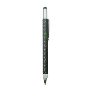 Stylo bille multifonctionnel 6-en-1 en métal avec logo personnalisé et échelle intégrée, vente en gros usine Sy59 - Product Image 2
