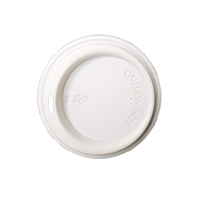 Couvre-gobelet jetable en plastique PP pour boissons, 6 oz, impression de logo personnalisée