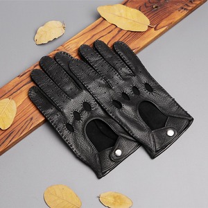 <span class=keywords><strong>Gant</strong></span> en cuir de chèvre pour <span class=keywords><strong>homme</strong></span>, résistant à l'usure, marron, pour <span class=keywords><strong>moto</strong></span>, vélo, conduite automobile - Product Image 4