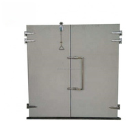 Porte battante de chambre froide de qualité alimentaire, surface anti-taches facile à nettoyer, personnalisation multi-tailles pour atelier de boissons froides