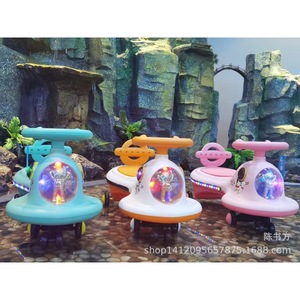 Children's Twist Car Rocking Car 4 Wheels Anti Tipping For 1-6 Years Old Kids Unisex Orange Color - Product Image 4