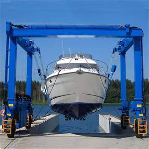 เครนยกไฟฟ้าที่ได้รับการรับรองมาตรฐาน CE ประสิทธิภาพสูง รับน้ำหนักได้ 320 ตัน ยกสูง 6-12 เมตร สำหรับท่าเรือ ยอชท์ และการขนย้าย - Product Image 6