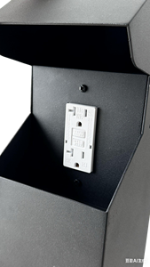 Pedestal de alimentación para exteriores a prueba de agua con toma nominal IP68 Estación eléctrica resistente a la intemperie para uso en jardín y exterior - Product Image 5