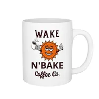 Tasse à café en céramique Temu AliExpress, style chinois, design de couple de dessins animés, tasse à café de bureau, tasse à eau pour le petit-déjeuner