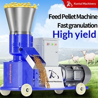 Machine automatique de fabrication de granulés d'aliments pour animaux d'élevage, volailles, porcs, bovins, production d'aliments pour fermes