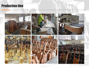 OEM custom logo factory 4/4 size Western high quality electro guitarra acusticas - Product Image 5