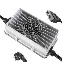 Chargeur de batterie intelligent étanche pour chariot élévateur 72V 10A 12A 15A 18A 20A 25A Réglable Lithium LiFePO4 Plomb Acide