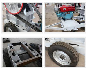 Tragbarer Mobiler Mini-Backenbrecher für den Bergbau mit Dieselmotor zum Zerkleinern von Sand, Stein, Gestein und Golderz – Preis und Verkauf - Product Image 2