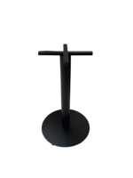 Pieds de table de restaurant en acier robuste en gros, base de table basse ronde pour bar, hôtel, mobilier de salle à manger, personnalisation OEM