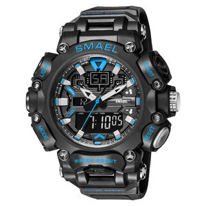 Seektom — <span class=keywords><strong>montre</strong></span>-bracelet de Sport étanche pour hommes, numérique, choc, analogique, double affichage, vente en gros, 8543 - Product Image 6