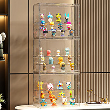 Estante de almacenamiento apilable multifuncional para juguetes y figuras con cajas transparentes - Product Image 3