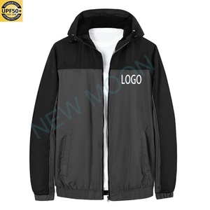 Custom Blank <b>Thin</b> Nylon Retro Vintage <b>Jacket</b> Pullover Hoodie UPF50+ <b>Waterproof</b> Windbreaker <b>Jacket</b> - Product Image 2