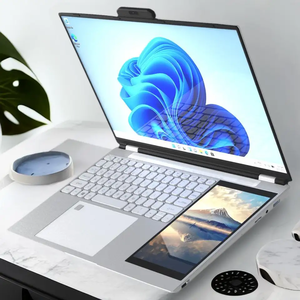 Laptop de Doble Pantalla de Marca en Oferta, Computadora de Cuatro Núcleos con Windows 11, 15.6 + 7 Pulgadas, DDR4 de 16 GB, SSD de 1 TB, Laptop para Estudiantes para la Enseñanza en Línea - Product Image 1