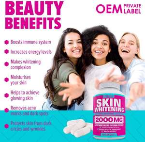 סיטונאית העור קפסולות הלבנה כמוסות טיפוח העור הלבנה קפסולות טיפוח העור מוצרי טיפוח העור קפסולות - Product Image 5