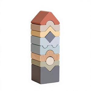 Jouets en bois portables pour bébés, pour les activités de voyage, les jeux en plein air, les sorties en famille et le divertissement quotidien pratique - Product Image 1