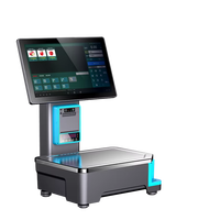 Caja Registradora POS con Etiqueta de Código de Barras AI, Báscula Integrada de Alta Precisión, Android 11, Bluetooth y Wi-Fi, Garantía de 3 Años