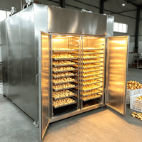 Déshydrateur alimentaire professionnel en acier inoxydable, capacité 20 kg/h, 3 kW, pour bananes, pommes, poisson