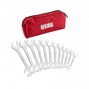 Usag Combination Wrench <b>Set</b> 8 <b>Pc</b> Metric Steel Tools For Automotive Repair - Product Image 2