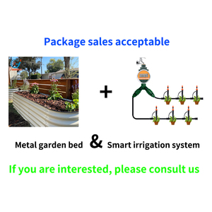 Prix d'usine, jardinières surélevées en métal ovales pour l'extérieur, pour la culture de légumes, de fleurs, d'herbes aromatiques, de pépinières - Product Image 4