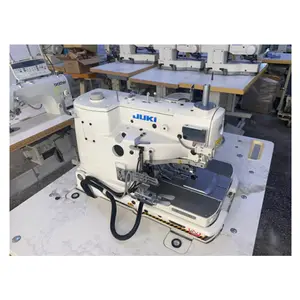 second-hand JUKIS 3200 Industrial Eyelet Button Hole Sewing Machine with thread-trimming mechanism