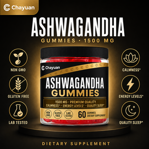 Suplemento de Ashwagandha OEM con Sabor a Bayas Mixtas, Vitamina D3, Gomitas de Ashwagandha en Caja, Dulces de Goma Preenvasados - Product Image 2