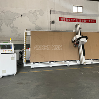 Routeur CNC de grande taille ANBEN, haute rigidité, broche 9KW, système de contrôle Syntec, moteur YASKAWA pour la sculpture 3D sur métal, plastique, bois