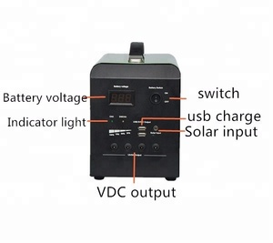 Factory <b>Solar</b> PWM Off Grid Home Use Mini Hybrid <b>Solar</b> Energy Systems 300W 12VDC <b>Solar</b> Portable <b>Generator</b> Kit - Product Image 6