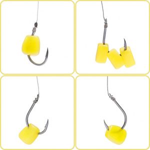 Loterie 200 pcs/Lot flottant carpe pêche leurre Silicone en plastique souple appât attirail maïs ensemble pour bar et poisson-chat - Product Image 3