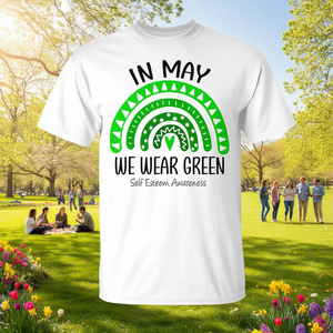 En mayo usamos camisetas verdes con arcoíris para la concienciación sobre el autoestima - Product Image 3