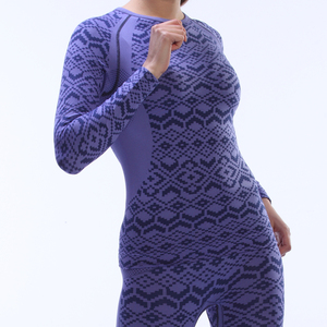 Top Grade Quick Dry Smooth Anti-pilling Two Piece Suit for Daily Loungewear Fitness Activities Yoga <strong>Base</strong> <strong>Layer</strong> - Product Image 2