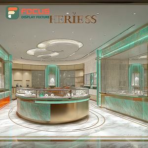 Vitrina de Joyería Personalizada para Centro Comercial, Vitrina de Joyería con Superficie Pulida, Mueble de Joyería para Tienda - Product Image 1