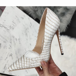 Chaussures habillées à talons aiguilles pour femmes, design spécial, imprimé animal, grande taille 47, escarpins d'été à bout pointu pour jeunes femmes - Product Image 4