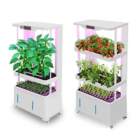 Système de culture intelligent d'intérieur, système de culture hydroponique, pot de fleurs, kit de jardinage à domicile, éclairage LED pour plantes, jardinières avec capteur