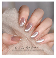 Vernis à Ongles Gel UV Œil de Chat de Luxe Professionnel 17 Couleurs, Très Pigmenté, Longue Tenue, Résine Soak-Off pour DIY, Gel de Couleur d'Art