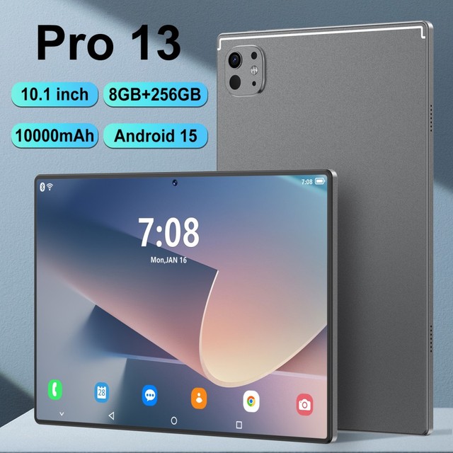 Hot Selling Pro 13 Original 8GB + 256GB 10.1-Inch Tablet Unlock Smart Android 5G