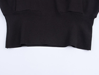 Pull-over en tricot à manches courtes plissé, 2 coloris, couleur unie, décontracté, tendance, pour femmes