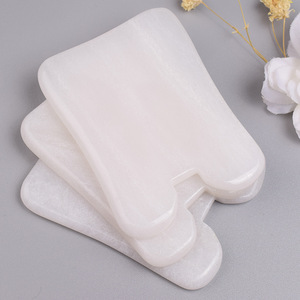 <span class=keywords><strong>Massaggiatore</strong></span> Facciale e Rullo in Giada Bianca Naturale di Alta Qualità, Kit per Cura della Pelle con Strumento Guasha per Lifting - Product Image 4