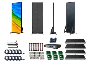 <span class=keywords><strong>Display</strong></span> LED Atraente e Chamativo P2.5 P1.86 de Pé Interno com Rodas para Painel de Publicidade Digital - Product Image 3