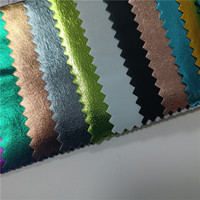 Kain Leotard Senam, Pakaian Pantai, dan Pakaian Renang dari Kain Nylon Spandex 4 Arah yang Dapat Diulur, dengan Glitter Mystic Metallic Foil Khusus