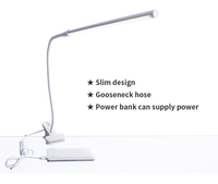 Lampe de Table Flexible à col de cygne à pince, livraison gratuite, lampe de lecture, pour l'étude et le travail