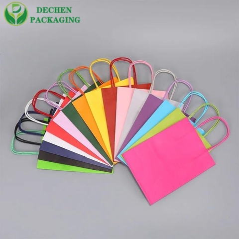 Holiday Paper Gift Bags with Handles for All Festivals
