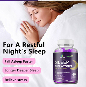 Gummies de mélatonine à marque privée OEM avec L-Théanine, supplément végétalien pour le sommeil, favorisant un cycle de sommeil sain et soulageant le stress - Product Image 3