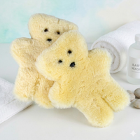 Tapis en peau de mouton naturelle de qualité supérieure, doux et moelleux, pour animaux en peluche et ameublement automobile