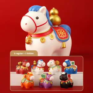 Mascotte Princesse, Ornements Culturels Créatifs de Style Chinois, Boîte Mystère, Souvenir de l'Année du Zodiaque 2026, Peluche Super Douce Attirant la Richesse - Product Image 2