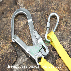 Safety <b>Belt</b> With Large Hook And Rope For High Altitude <b>Work</b> Electrician Construction Use - Product Image 3